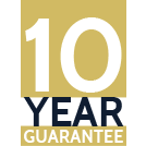 10 Year Guarantee Icon for our upvc painting