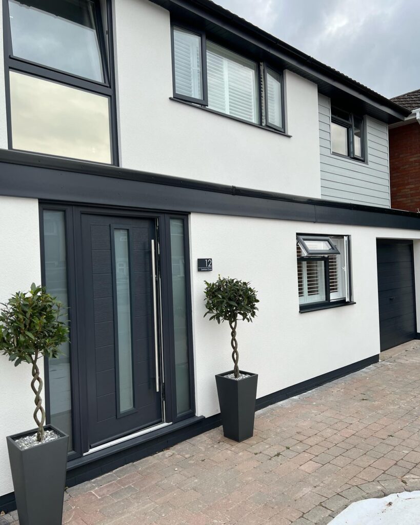 pic of whole house upvc painting